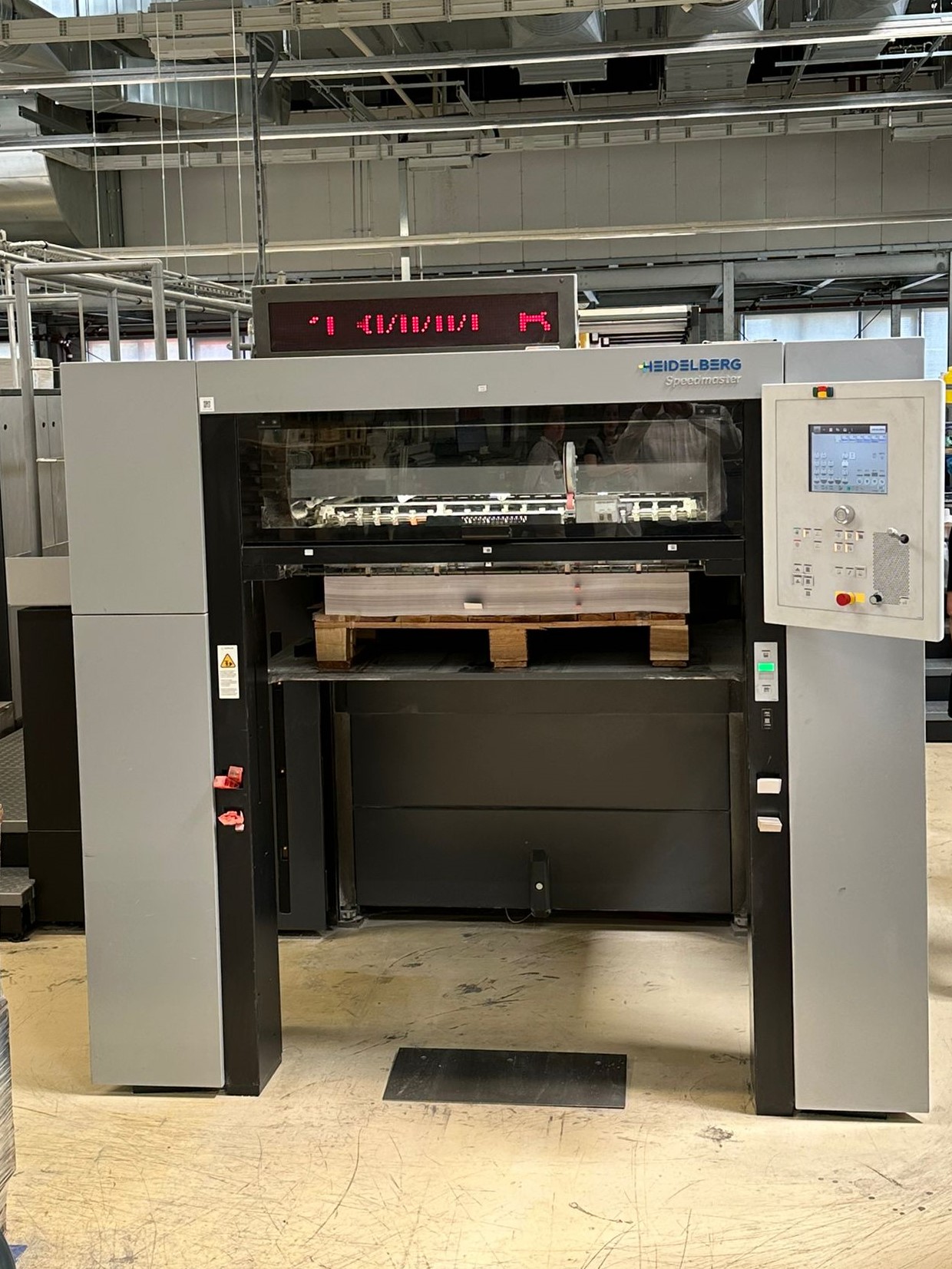 Druckmaschine Heidelberg Speedmaster (Foto: Team Sch�tte)