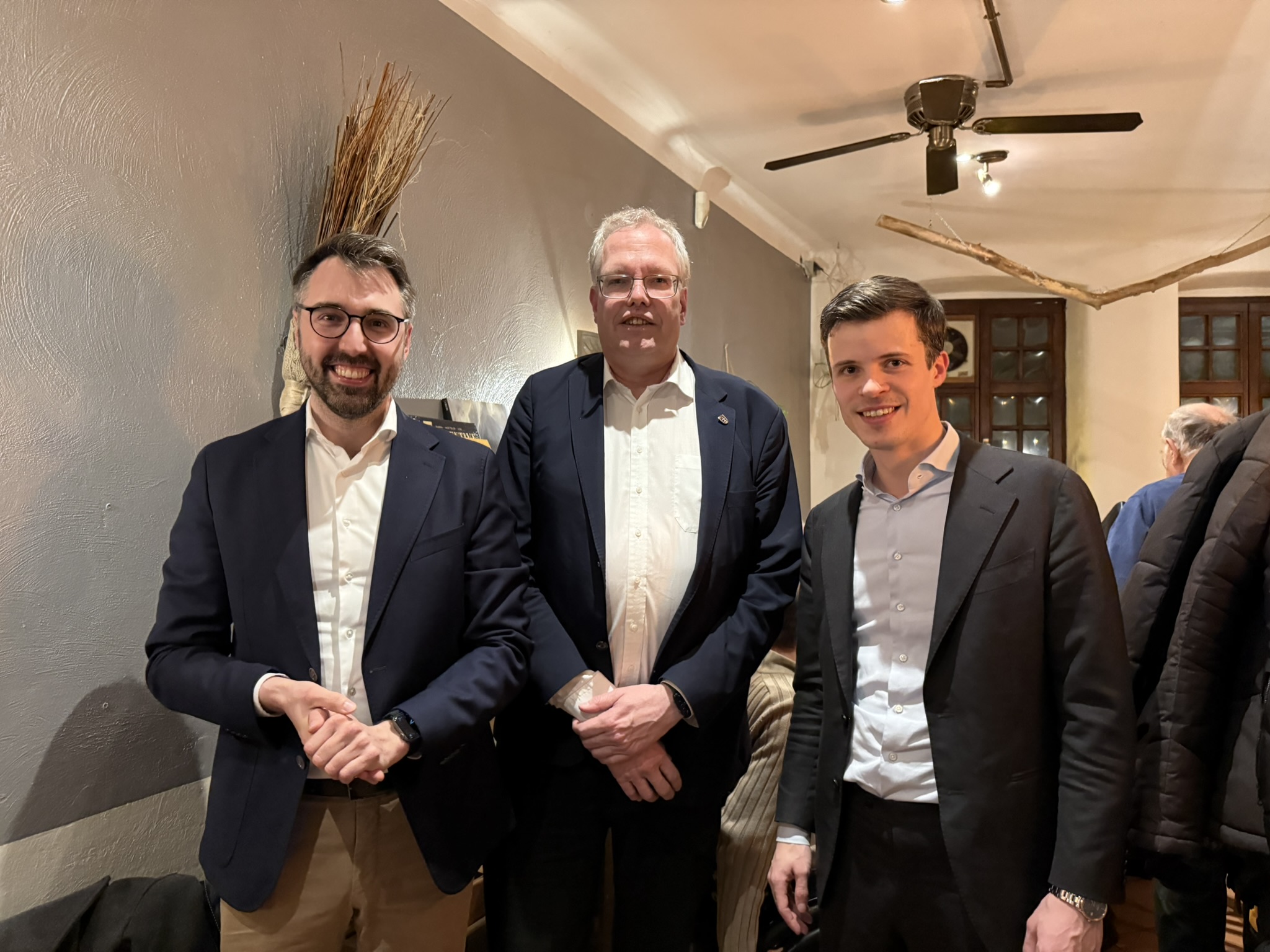 v.l.n.r.: Moritz Oppelt, Albrecht Sch�tte, Johannes Wiegelmann (Foto: Team Sch�tte)